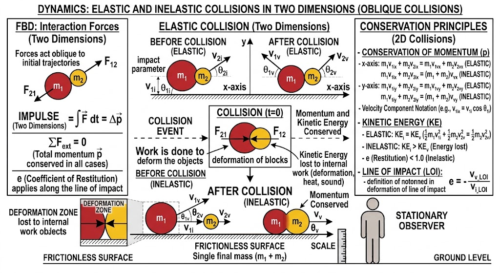 Oblique collisions